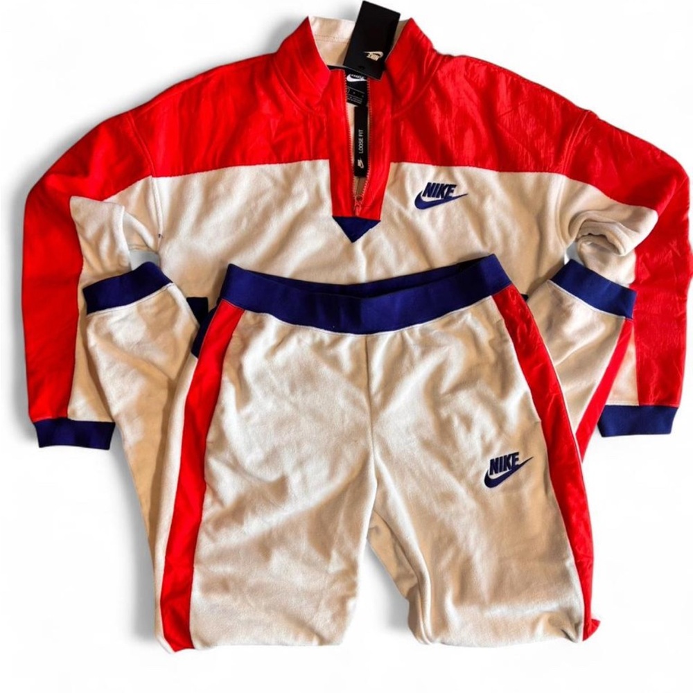 Nike Red and White Kids Matching Set